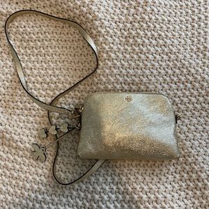 Gold Tory Burch Crossbody Bag